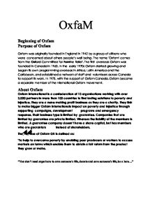Oxfam stakeholder