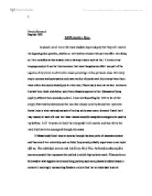 evaluation essay outline