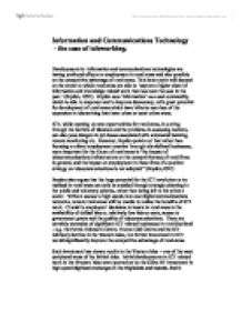 essay on technological development