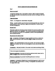 Aspect of contract and neglegence essay