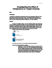trypsin and casein temperature experiment