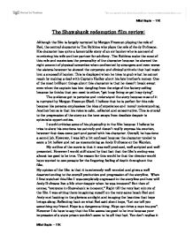 Shawshank redemption essay