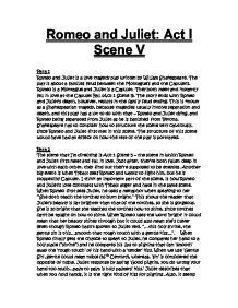 romeo and juliet one act play script