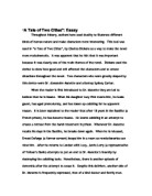 Contrast essays about two cities