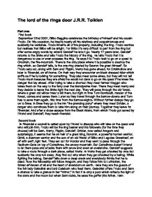 Lord of the rings extended essay