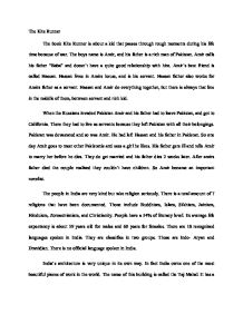 Essay on the kite runner about redemption