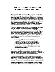 Woman suffrage essay