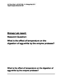 enzymes lab report assistant