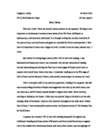 Help writing reflective essay