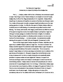 Реферат: Oedipus Rex Essay Research Paper