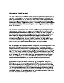 hurricane hits england poem