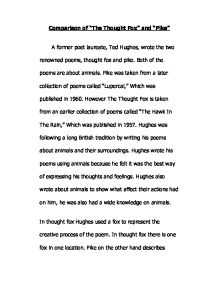 pike ted hughes essay