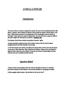 Реферат: A Doll House Essay Research Paper Henrik