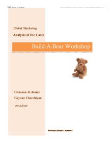 build a bear workshop case study