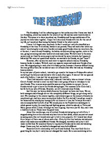example of formal essay about friendship