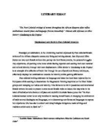 Argumentative essay sentence outline